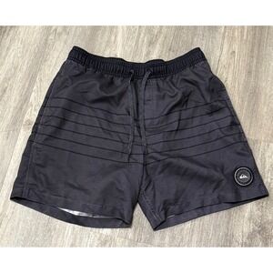 Quiksilver Striped Swim Trunks Mens Size S Surf‎ Board Shorts